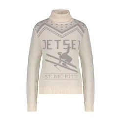 Jet Set Women's Ski Wool Turtleneck Sweater - 2024
