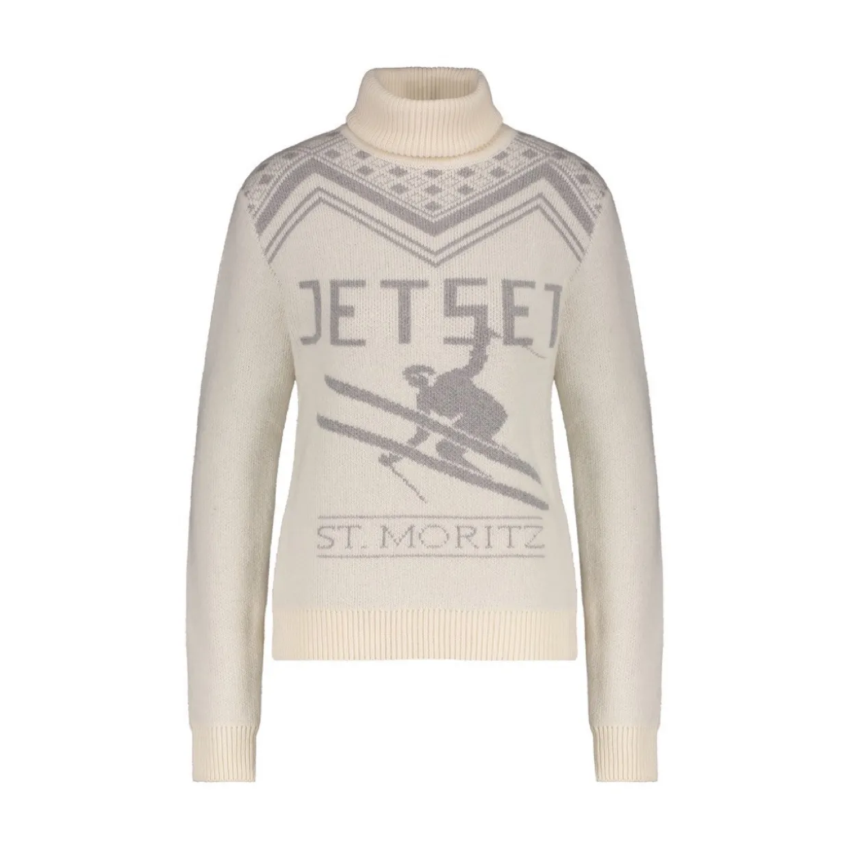 Jet Set Women's Ski Wool Turtleneck Sweater - 2024