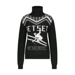 Jet Set Women's Ski Wool Turtleneck Sweater - 2024