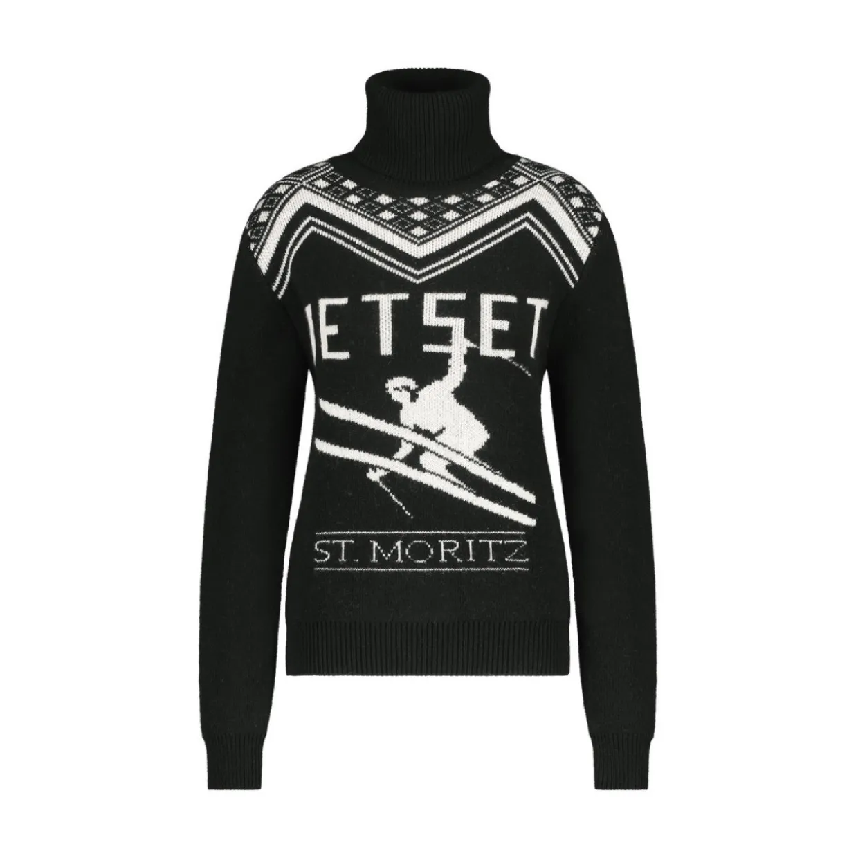 Jet Set Women's Ski Wool Turtleneck Sweater - 2024