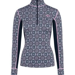 Kari Traa Womens Rose Half Zip Baselayer Top