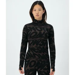 Mons Royale Women's Cascade Merino Flex 200 Mock Neck LS Shirt